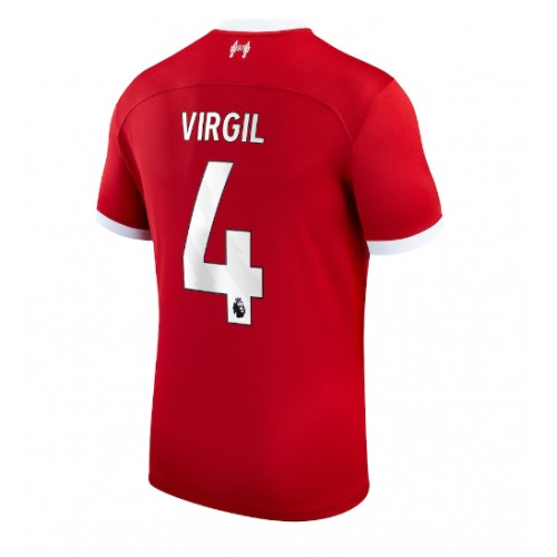 Liverpool Virgil van Dijk #4 Hemmatröja 2023-24 Kortärmad
